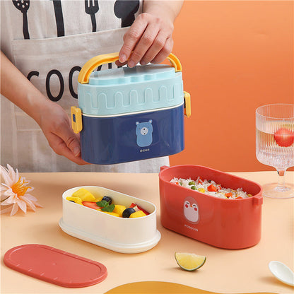 Kawaii Double Layers Bento Lunch Box - 950ml NIYO TOYS