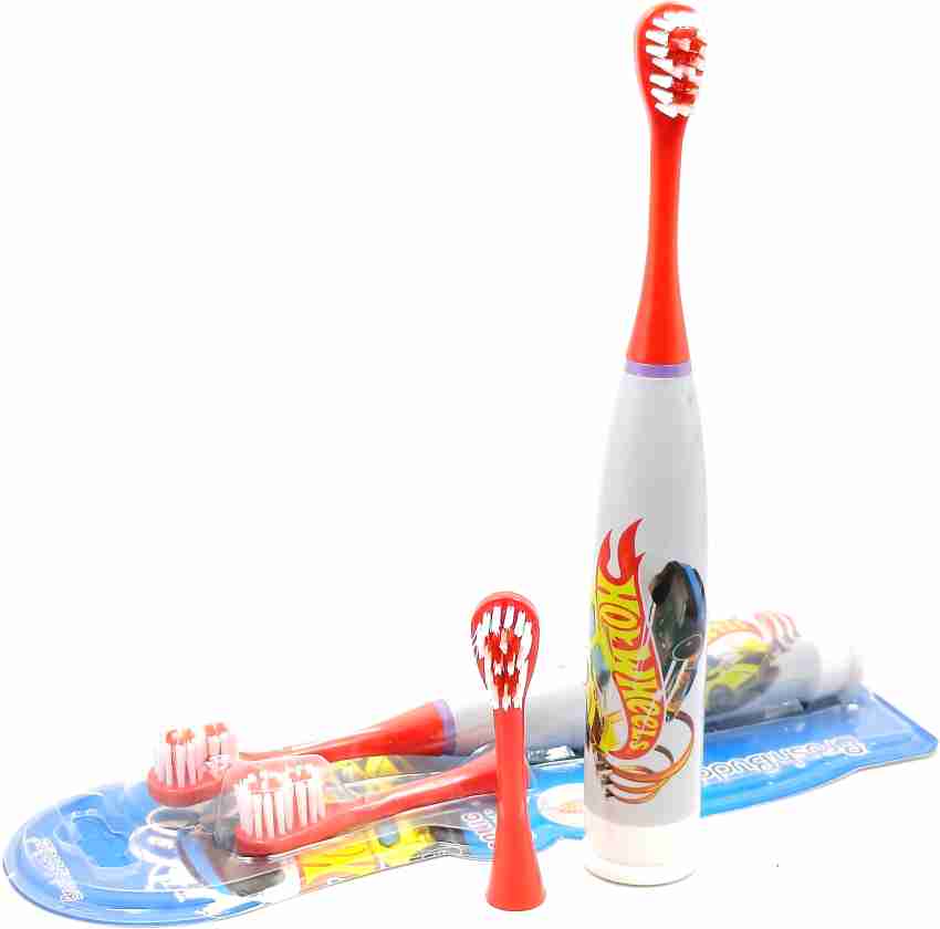 Kids Cartoon Printed Soft Electric Battery Powered Toothbrush 1 Pc NIYO TOYS