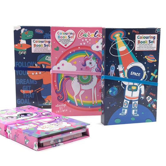 Kids Coloring Book Set with Scratch Pad NIYO TOYS