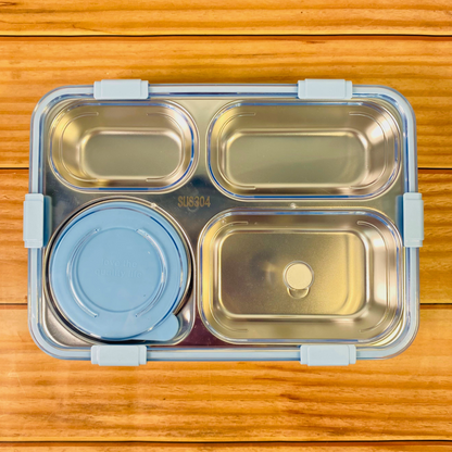 Lunch Box 4 Compartment BPA Free Stainless Steel NIYO TOYS