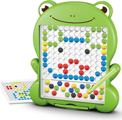 Magnetic Drawing Board for Kids,Doodle Board with Magnetic Pen and Beads,Magnetic Dot Art NIYO TOYS