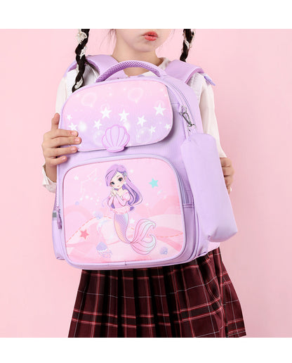 Mermaid Princess Schoolbag Girls Campus Backpack NIYO TOYS