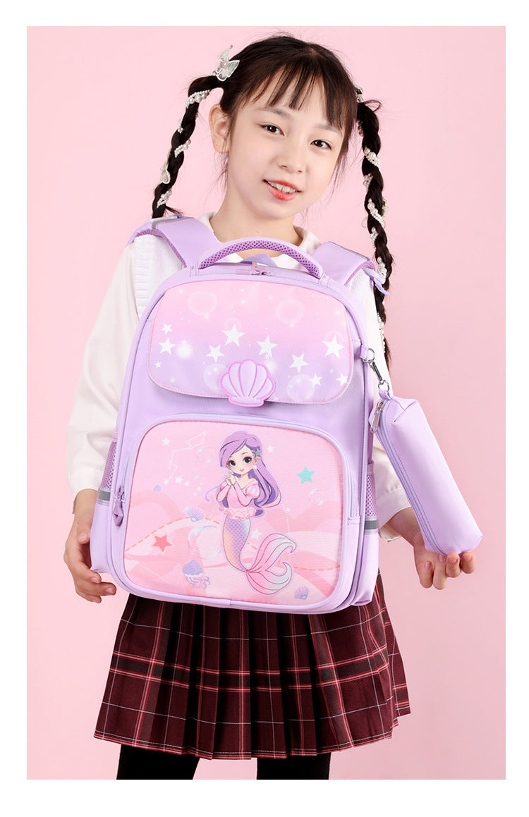 Mermaid Princess Schoolbag Girls Campus Backpack NIYO TOYS