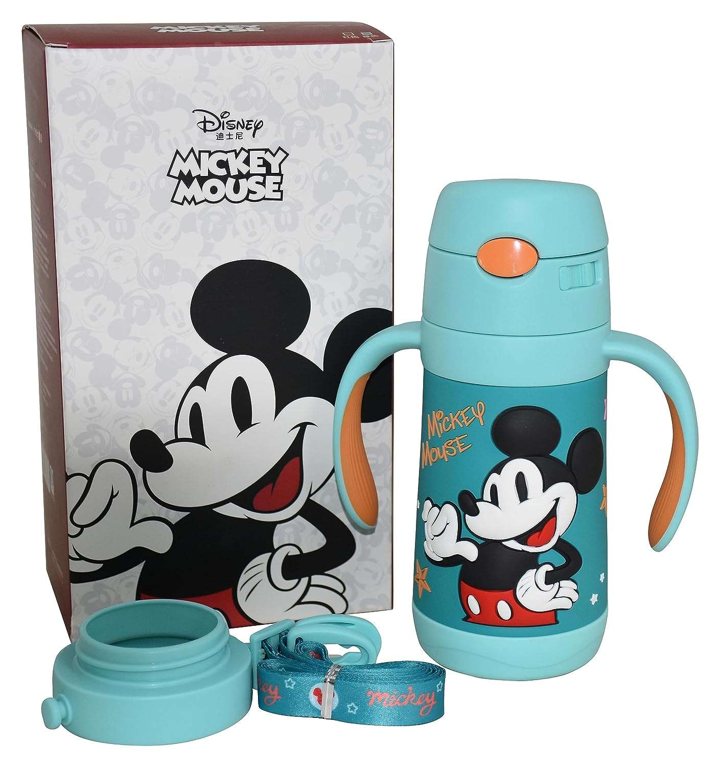 Mickey Mouse Water Bottle, Cartoon Kids Thermos Cup 316 Stainless Steel 350 ML NIYO TOYS