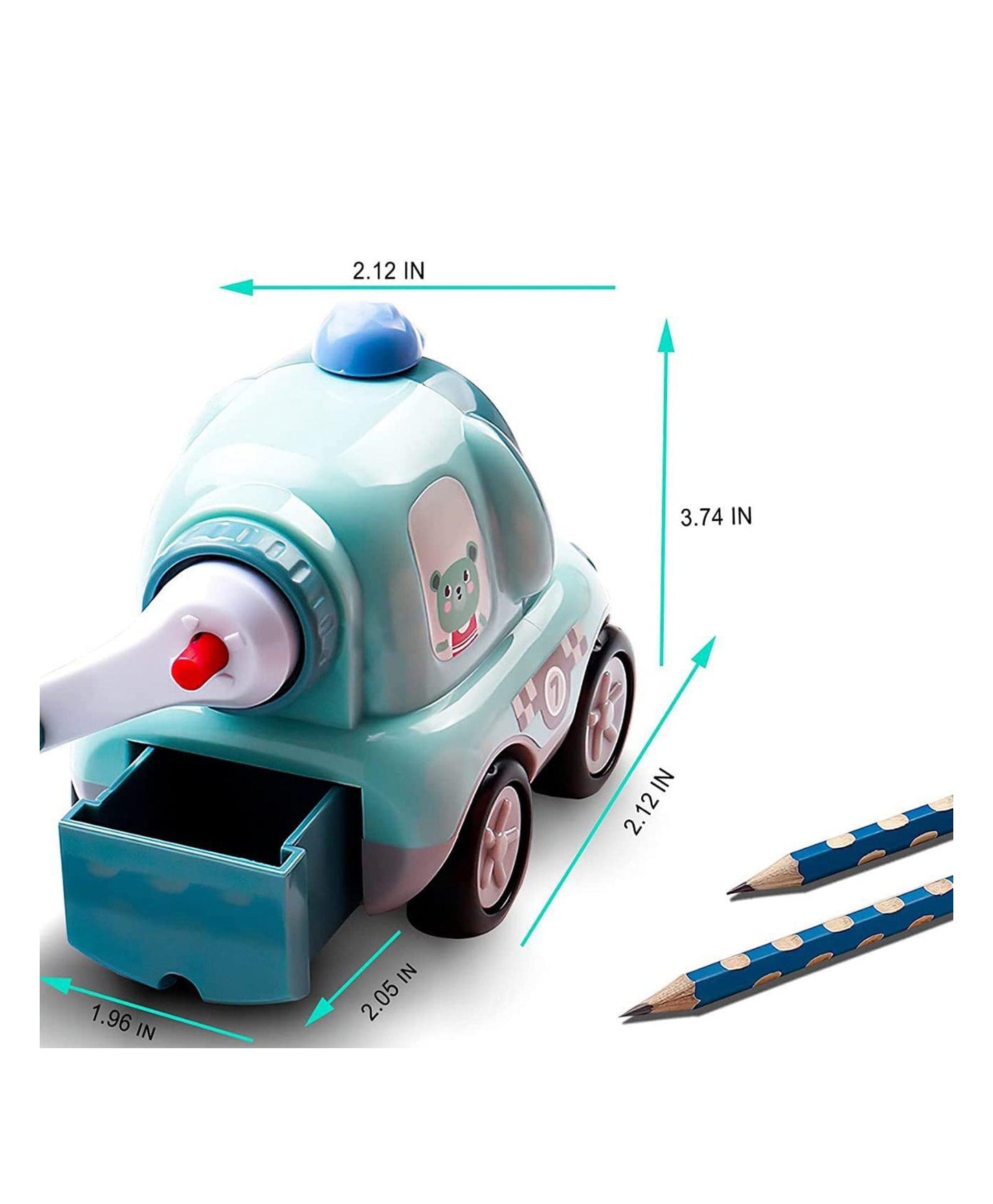 Mini Car On Wheels Manual Pencil Sharpener NIYO TOYS