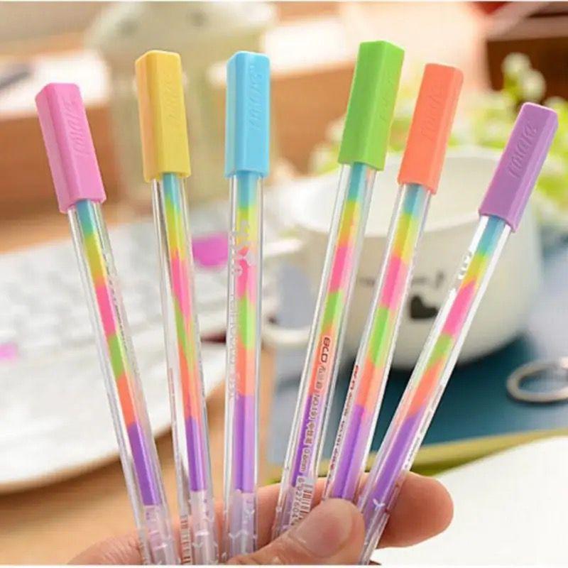 NIYO 7 Pc Gel Pens Set Color Pastel, Neon Pens Set NIYO TOYS