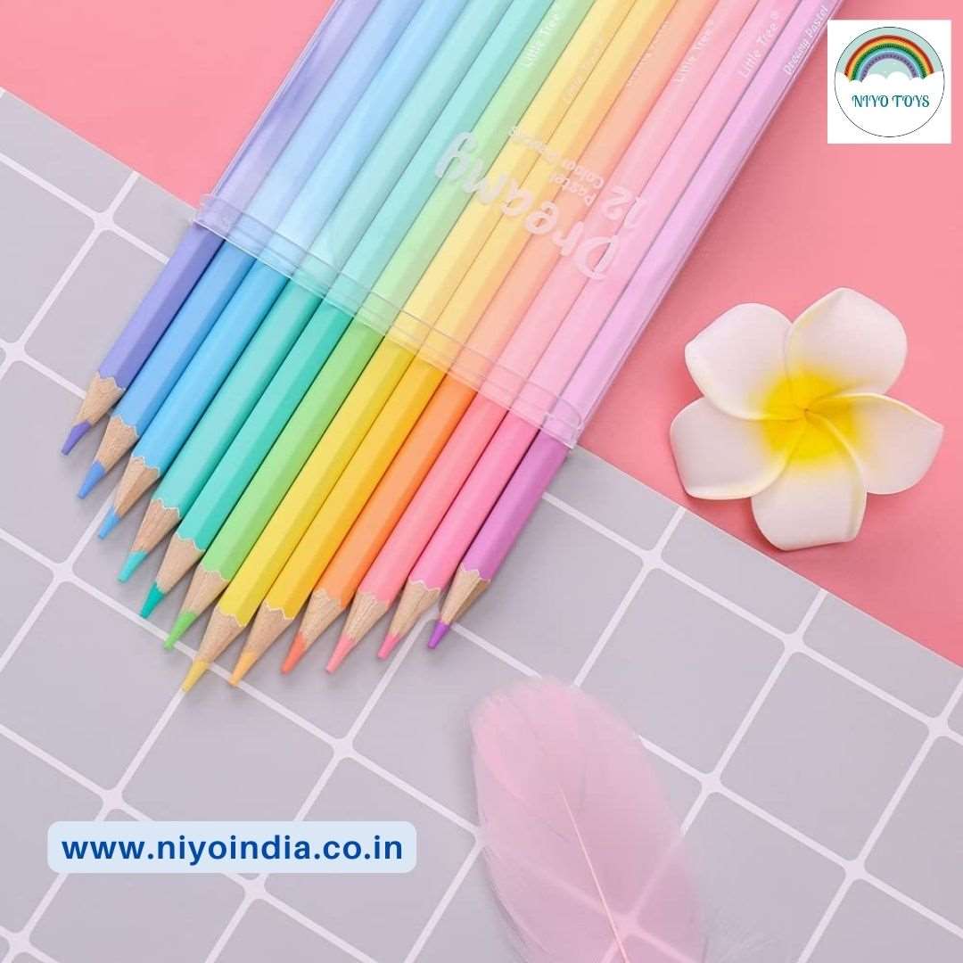 Niyo Pastel 12 Shades Color Pencils NIYO TOYS