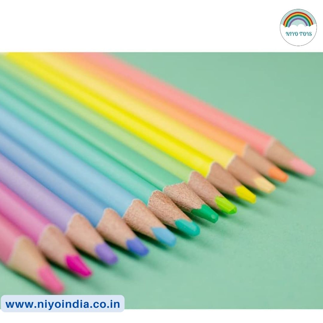 Niyo Pastel 12 Shades Color Pencils NIYO TOYS