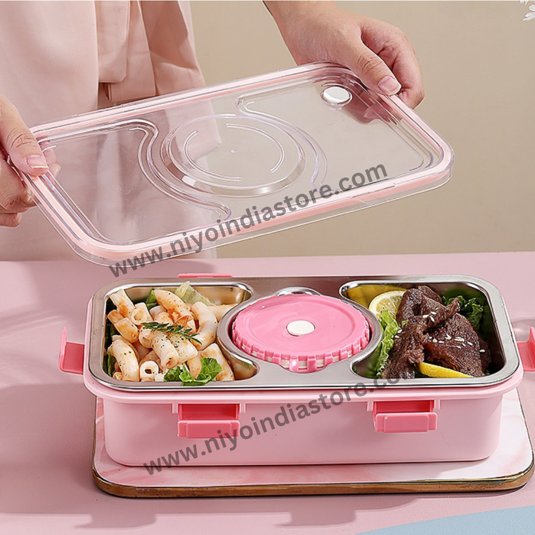 Niyo Tiffin Box, Stainless Steel Lunch Box, Lunch Boxes NIYO TOYS