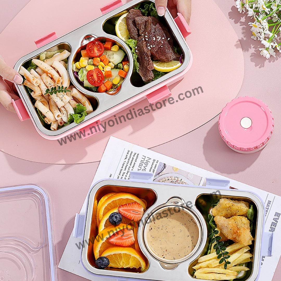 Niyo Tiffin Box, Stainless Steel Lunch Box, Lunch Boxes NIYO TOYS