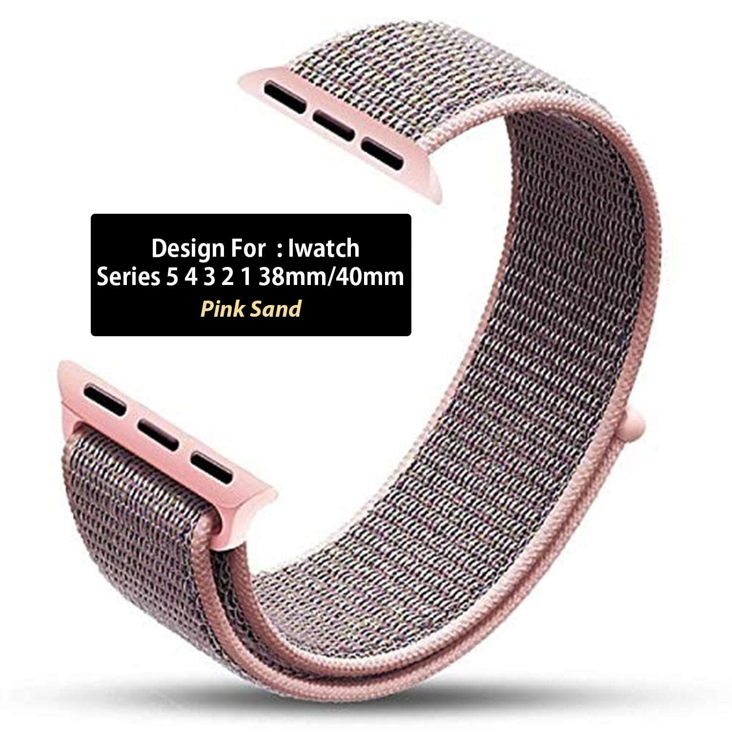 NIYO TOYS Nylon Sport Loop for Apple Watch Adjustable Strap