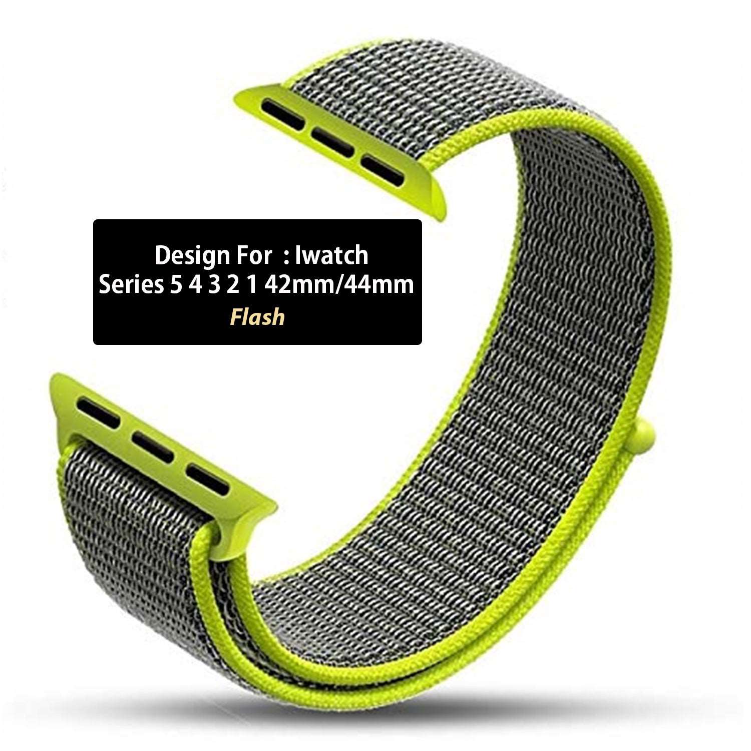 NIYO TOYS Nylon Sport Loop for Apple Watch Adjustable Strap