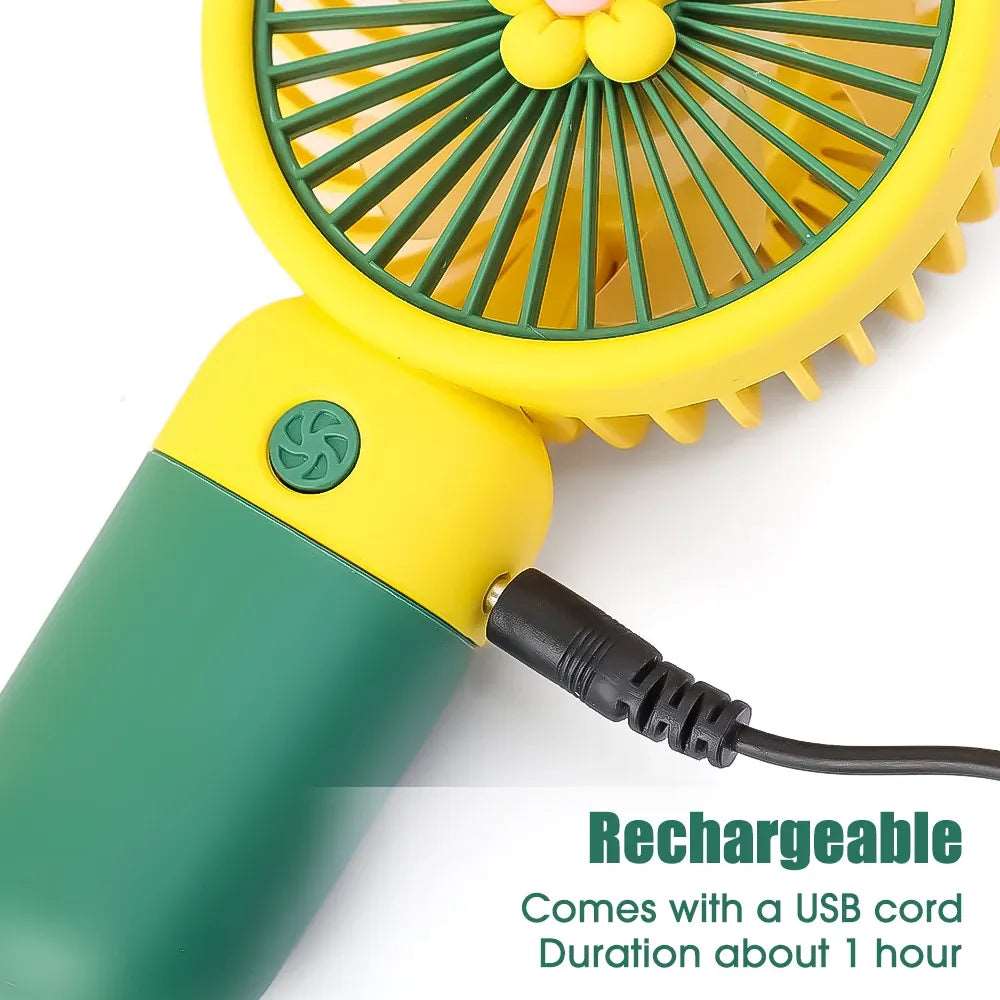 Portable Hand held Table Mini Clip Fan USB Charge NIYO TOYS