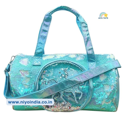 Premium Quality Unicorn Holographic Sequin Duffle Bag Overnight Bag NIYO TOYS