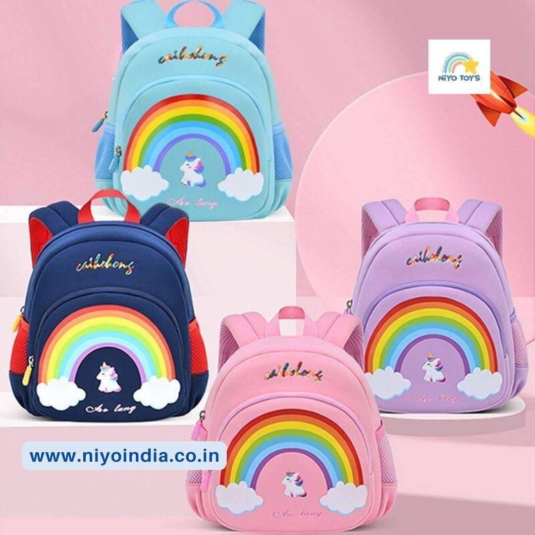Premium Quality Unicorn Rainbow Backpack for Kids NIYO TOYS