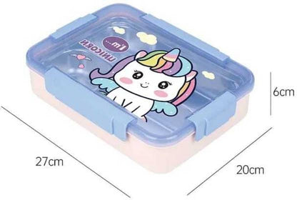 BENTO KIDS LUNCH BOX UNICORN & DINO STAINLESS STEEL NIYO TOYS