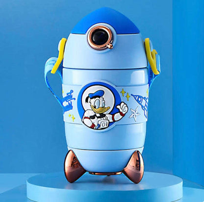 Rocket Shaped Disney Steel Sippers - 300ml NIYO TOYS