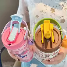 Zootopia 750ml Insulated Cups Cartoon Judy Nick Straw Water Cup 316 Stainless Steel Ice Tumbler