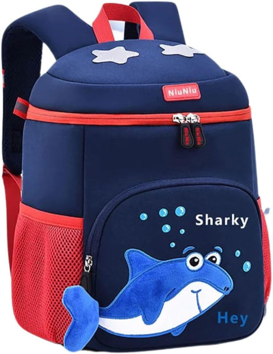 Shark Design Large Capacity Backpack Bag for PreSchool Boys Girls Kid NIYO TOYS