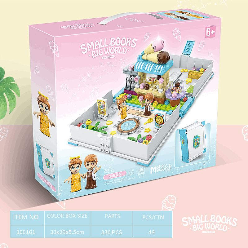 Small Books & Big World  Ice Cream Theme - 330 Pieces NIYO TOYS