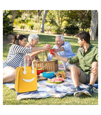 Smiley Insulated Lunch Bag Large NIYO TOYS