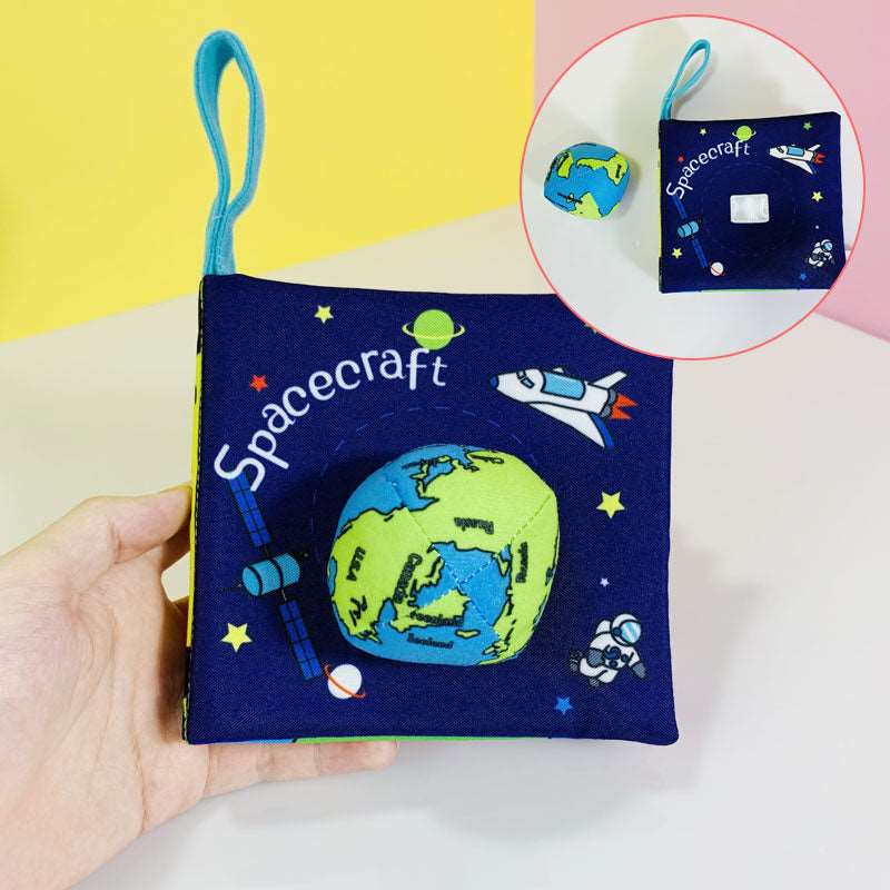 Space Craft Cloth book for  new borns NIYO TOYS