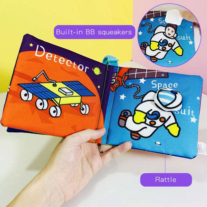 Space Craft Cloth book for  new borns NIYO TOYS