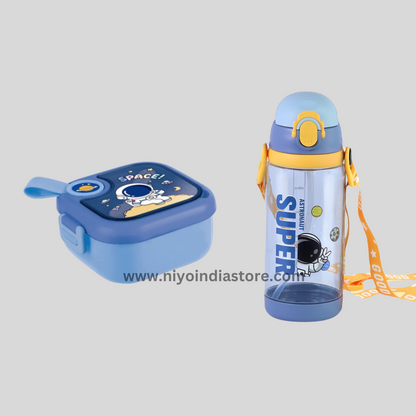 Space-Savvy Stainless Steel Lunch Box (750ml) and Bottle (600ml) Combo NIYO TOYS