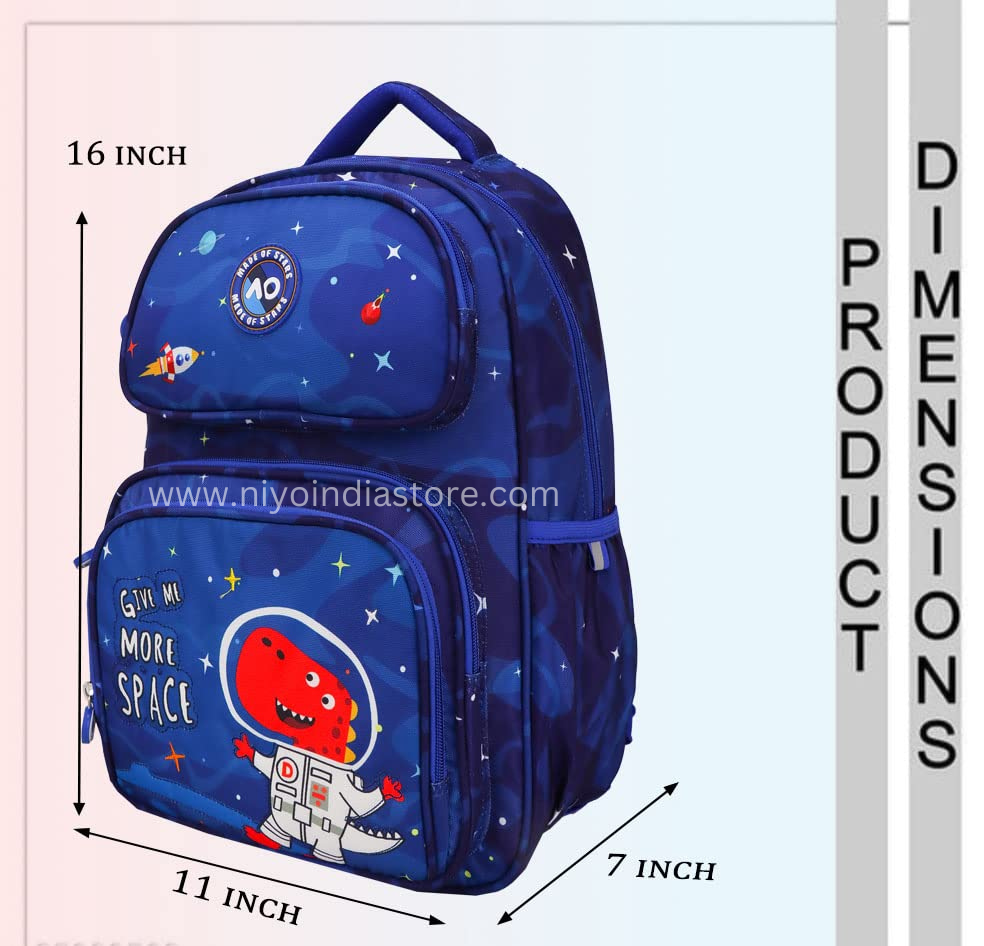 Space Travel School Bag | Backpack -16 Inches NIYO TOYS