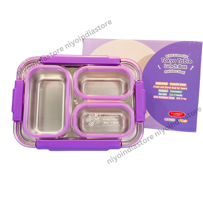 Spill Free 3 Compartments Lunchbox - 710ml NIYO TOYS