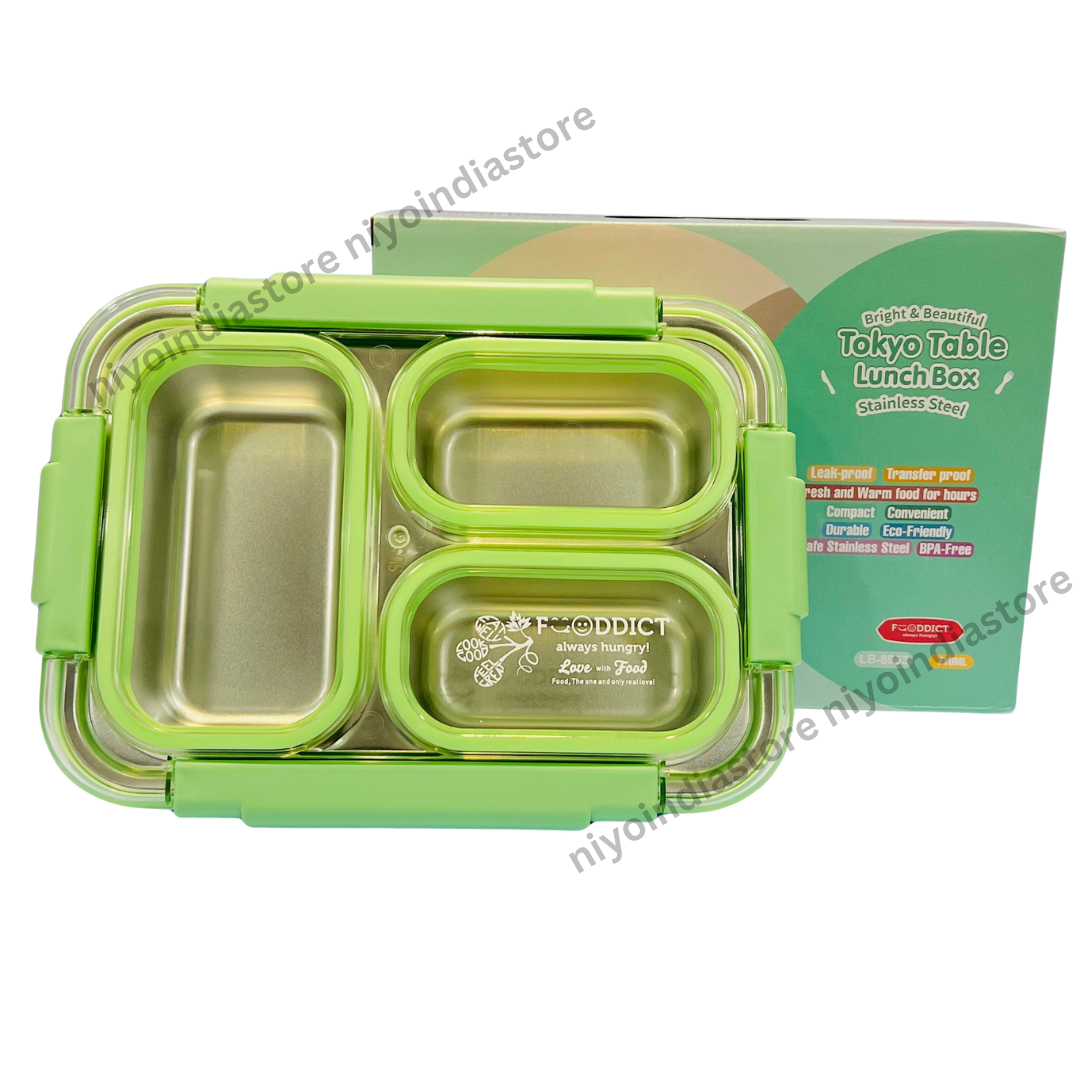 Spill Free 3 Compartments Lunchbox - 710ml NIYO TOYS