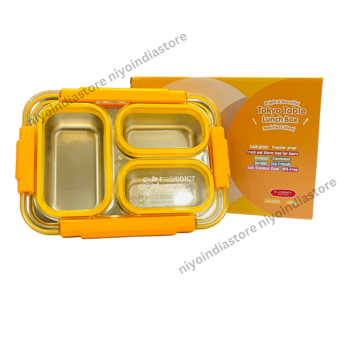 Spill Free 3 Compartments Lunchbox - 710ml NIYO TOYS