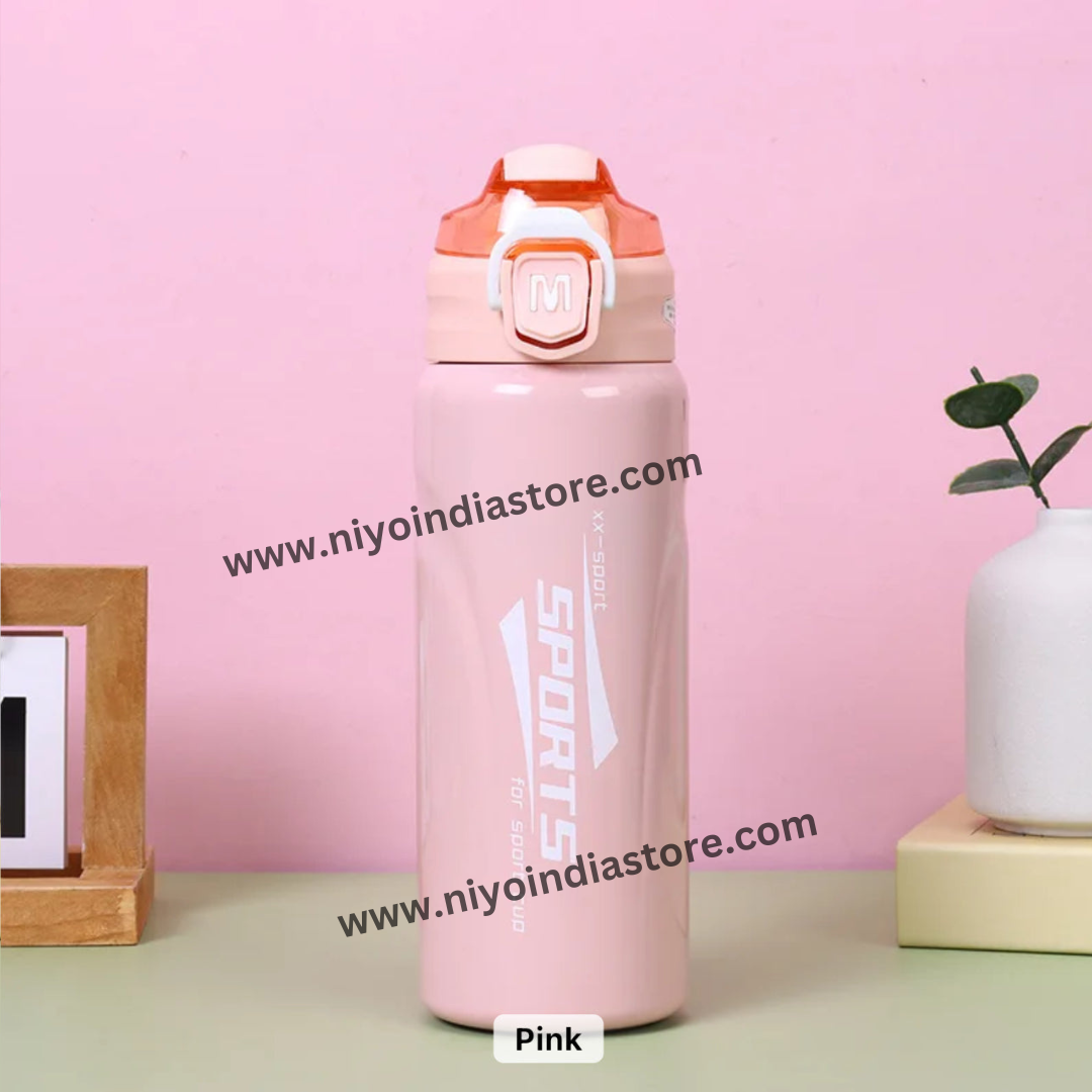 Sports 600ml | 12hrs Hot-Cold | 2 ways to Drink NIYO TOYS