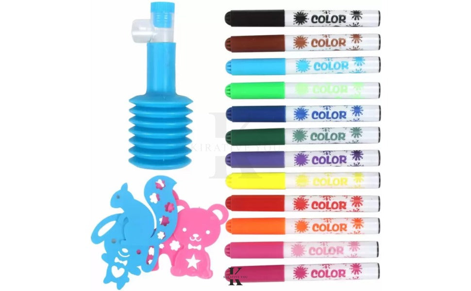 Spray Blow Sketch Pens for Kids NIYO TOYS