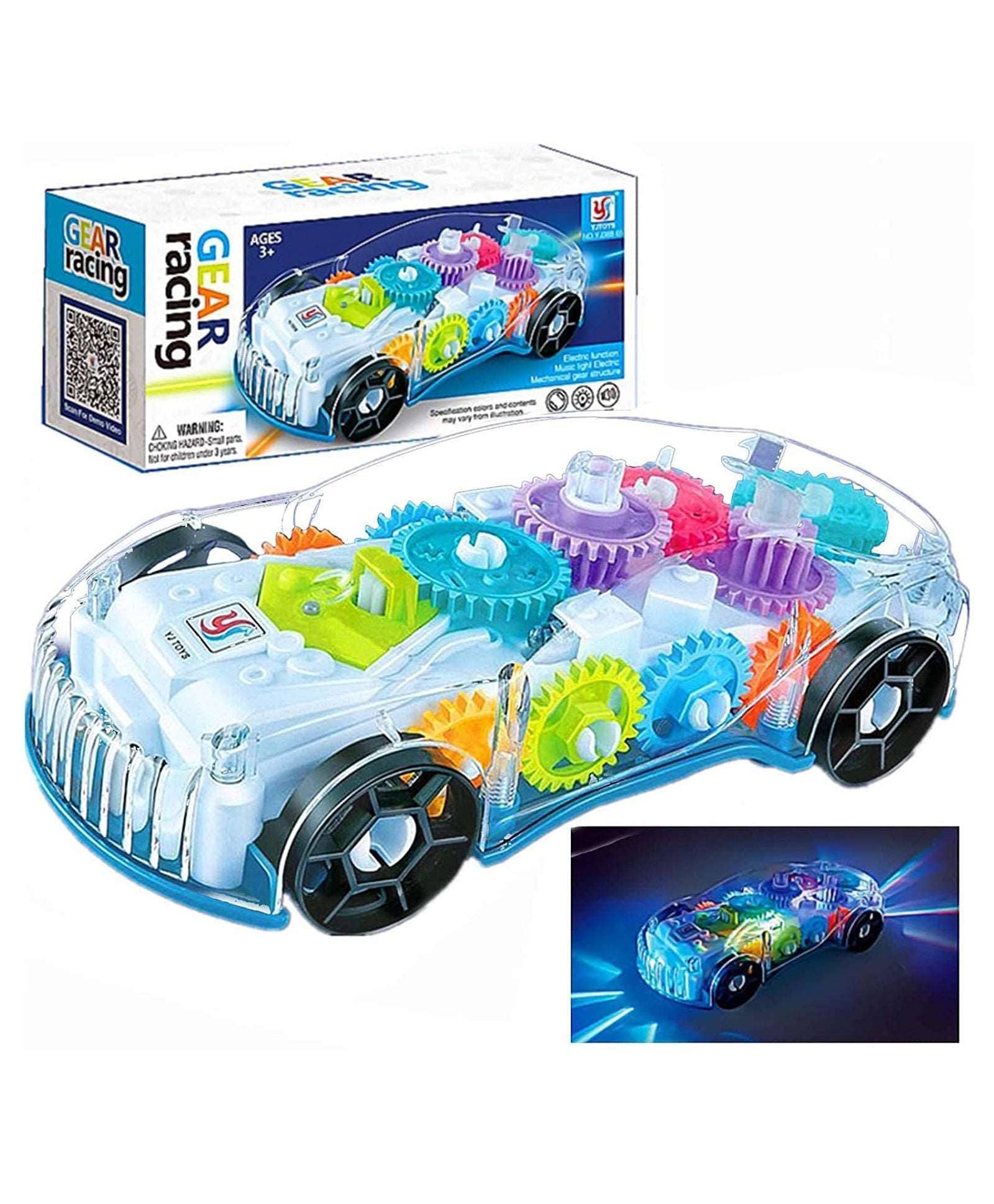 Transparent Gear Racing Car NIYO TOYS