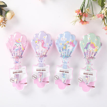 Transparent Hair Brush -  Unicorn NIYO TOYS