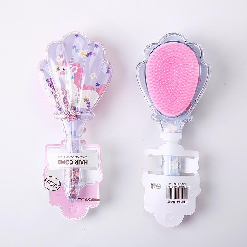 Transparent Hair Brush -  Unicorn NIYO TOYS