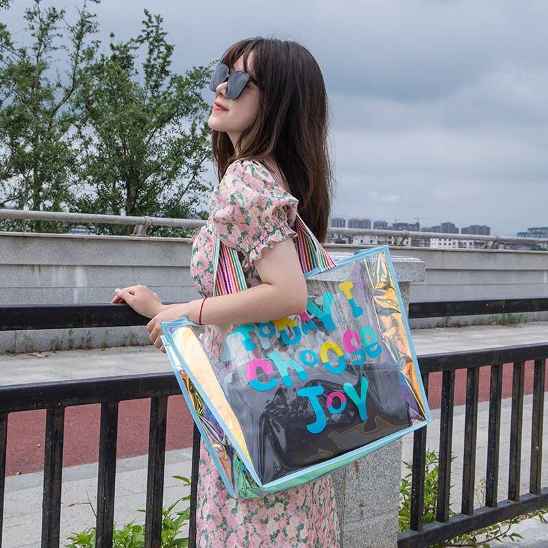 Transparent Holographic Shopping Bag NIYO TOYS