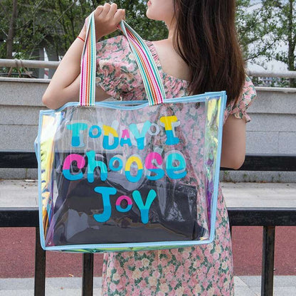 Transparent Holographic Shopping Bag NIYO TOYS