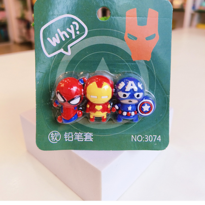 Space/Superhero Pencil Toppers (Price is for a pack of 3)