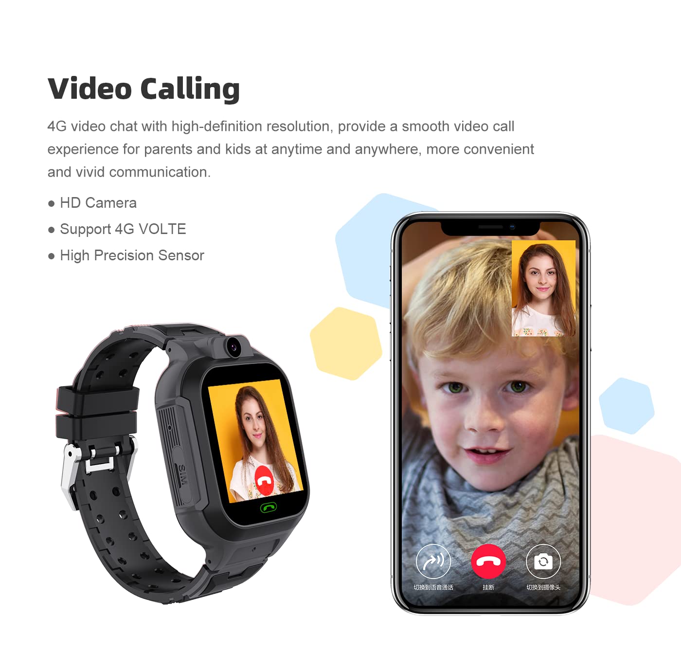 WEARFIT Next Gen Champ 4G Kids Kids Smart Watch with GPS Tracking 2 Way Video Voice Calling Safe Zone Alert 7 Games SOS Does not Support jio sim Blue NIYO