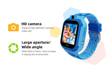 WEARFIT Next-Gen Champ 4G Kids Kids Smart Watch with GPS Tracking, 2-Way Video & Voice Calling, Safe Zone Alert, 7 Games, SOS, Does not Support jio sim (Blue) NIYO TOYS