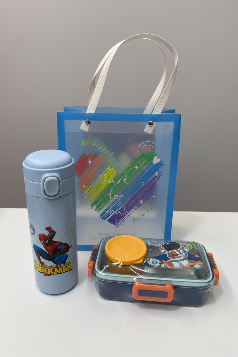 Steel Bottle + Lunch Box Hamper – Best Return Gift NIYO TOYS