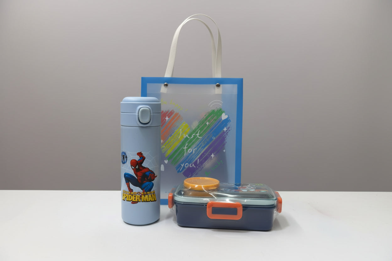 Steel Bottle + Lunch Box Hamper – Best Return Gift NIYO TOYS