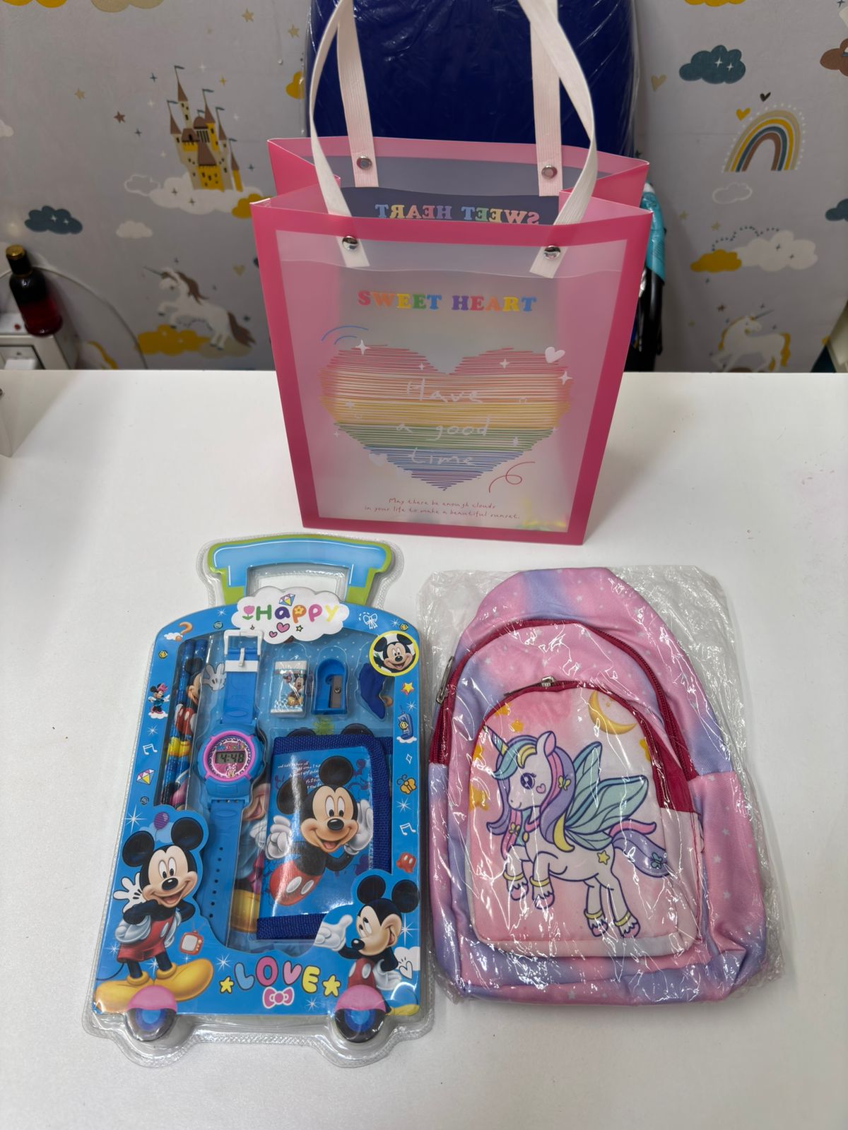 Budget Kids Return Gift: Hamper Bag, Watch Set & Sling Cross Bag Combo NIYO TOYS