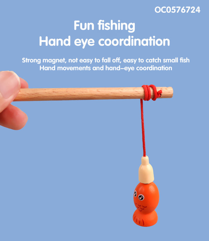 Wooden Fishing Four Post Game NIYO TOYS