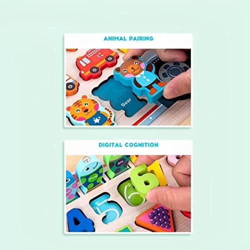 Wooden Montessori Toys for Toddlers, Fire engine theme NIYO TOYS