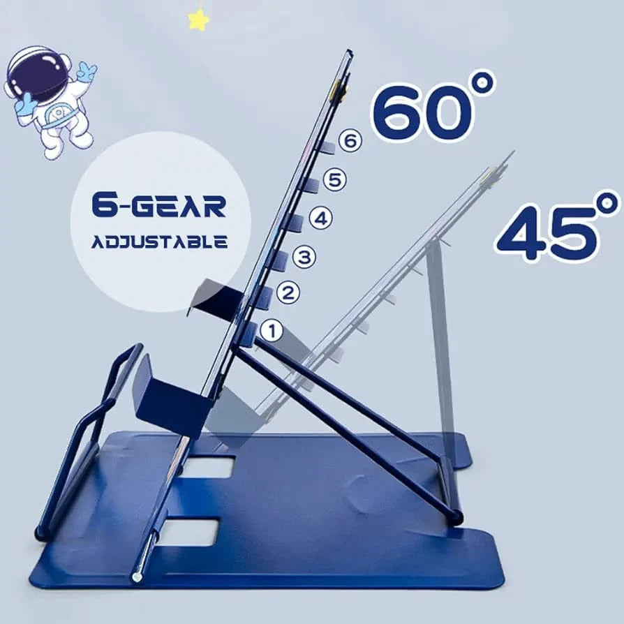 NIYO TOYS adjustable book holder for studying with 6 gear angles for comfortable reading