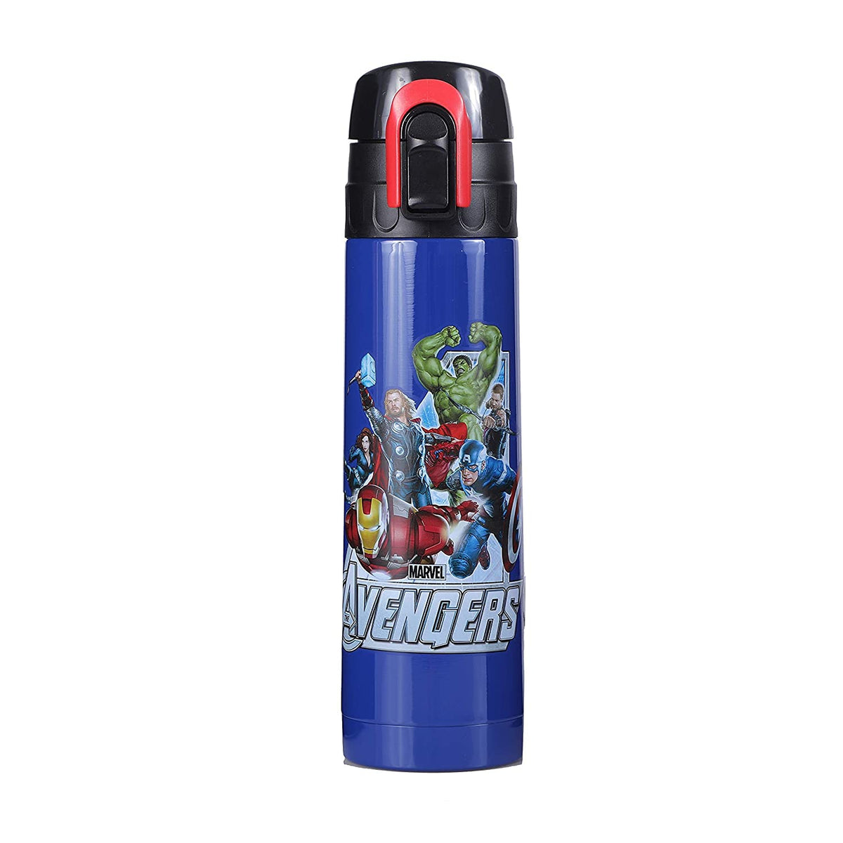 Blue Avengers Doomsday Bag for kids, featuring popular Marvel superheroes for school use