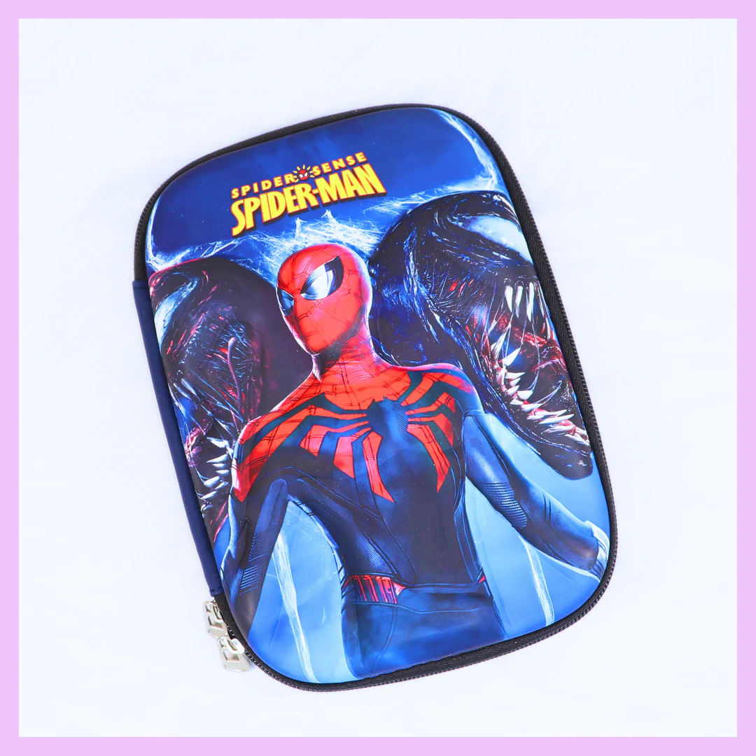 Kids pencil case featuring Avengers Doomsday design, perfect for school supplies and ages 6+